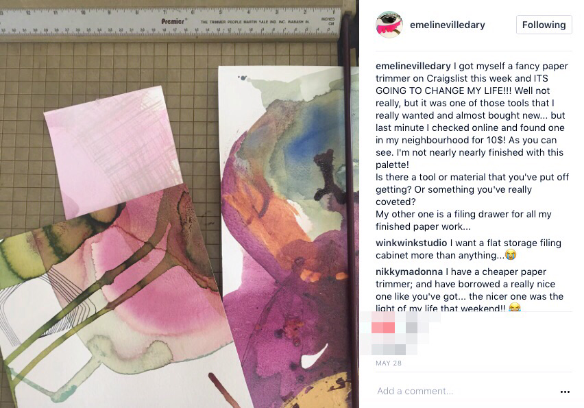 emelinevilledary_instagram caption_artist instagram growth