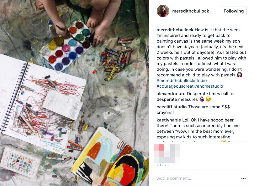 meredithcbullock_instagram caption_artist instagram growth